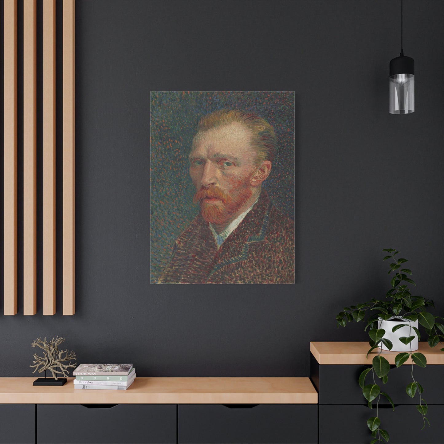 Vincent van Gogh - Self Portrait - Matte Canvas
